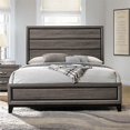 thumbnail image 4 of Coaster Watson 4 Piece Queen Panel Bedroom Set in Gray Oak and Black, 4 of 5