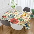 thumbnail image 2 of Yayeee Tablecloths 54" x 72" Rectangle Wrinkle Resistant Party Table Cover, Floral Animals, 2 of 8