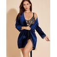 thumbnail image 5 of SMZ Women's Sexy Lace Shapewear Bodysuit Corset Slimming Body Shaper Tummy Control Body Shaper V Neck Camisole Nightwear, 5 of 13