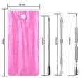 thumbnail image 2 of Professional Cuticle Care, Manicure Tools Non-Slip Handle Ergonomic Design Durable Stainless Steel Cuticle Pusher And Triangle Cuticle Peeler For Nail Art At Home Spa Salon, 3PCS, 2 of 6
