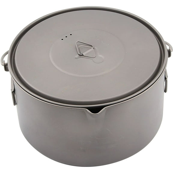 TOAKS Titanium 2000ml Pot w/Bail, Grey