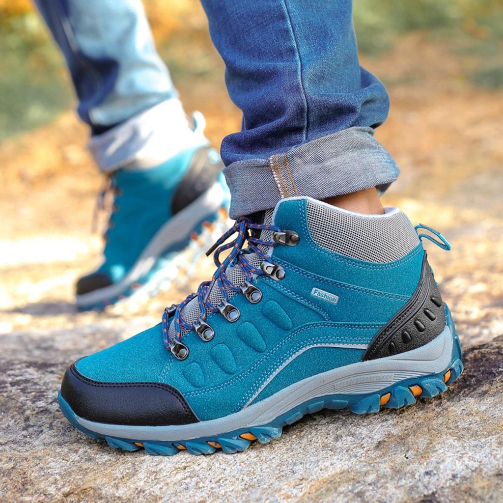 Men's Hiking Boots Waterproof Non-Slip Climbing Trekking Sneakers Outdoor Ankle Boots Hiking Shoes