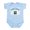 Sky Blue, variant on CafePress - Sweden Infant Bodysuit - Baby Light Bodysuit, Size Newborn - 24 Months