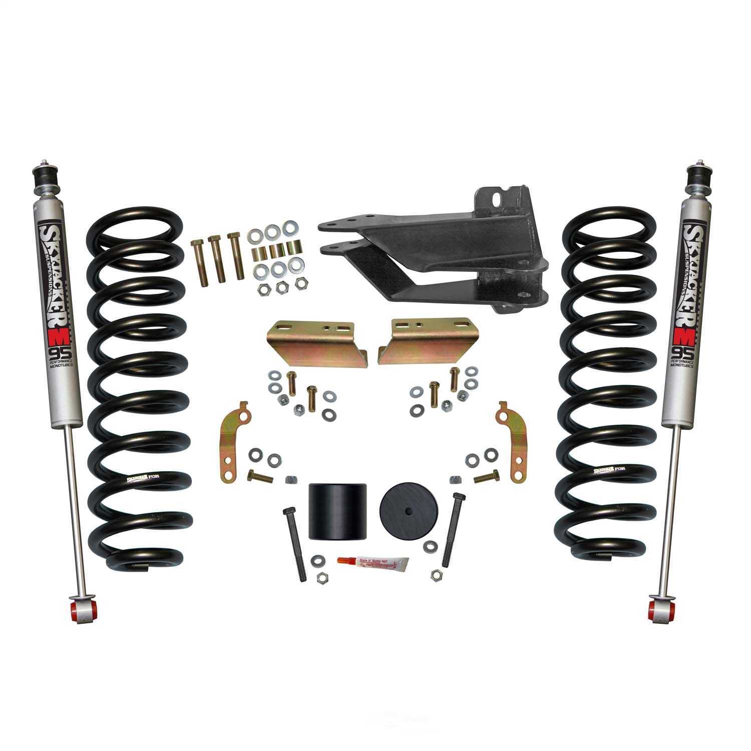 Skyjacker Suspensions F1720VBK-M 2.5 in. Front Leveling Kit With M95 Monotube Shocks