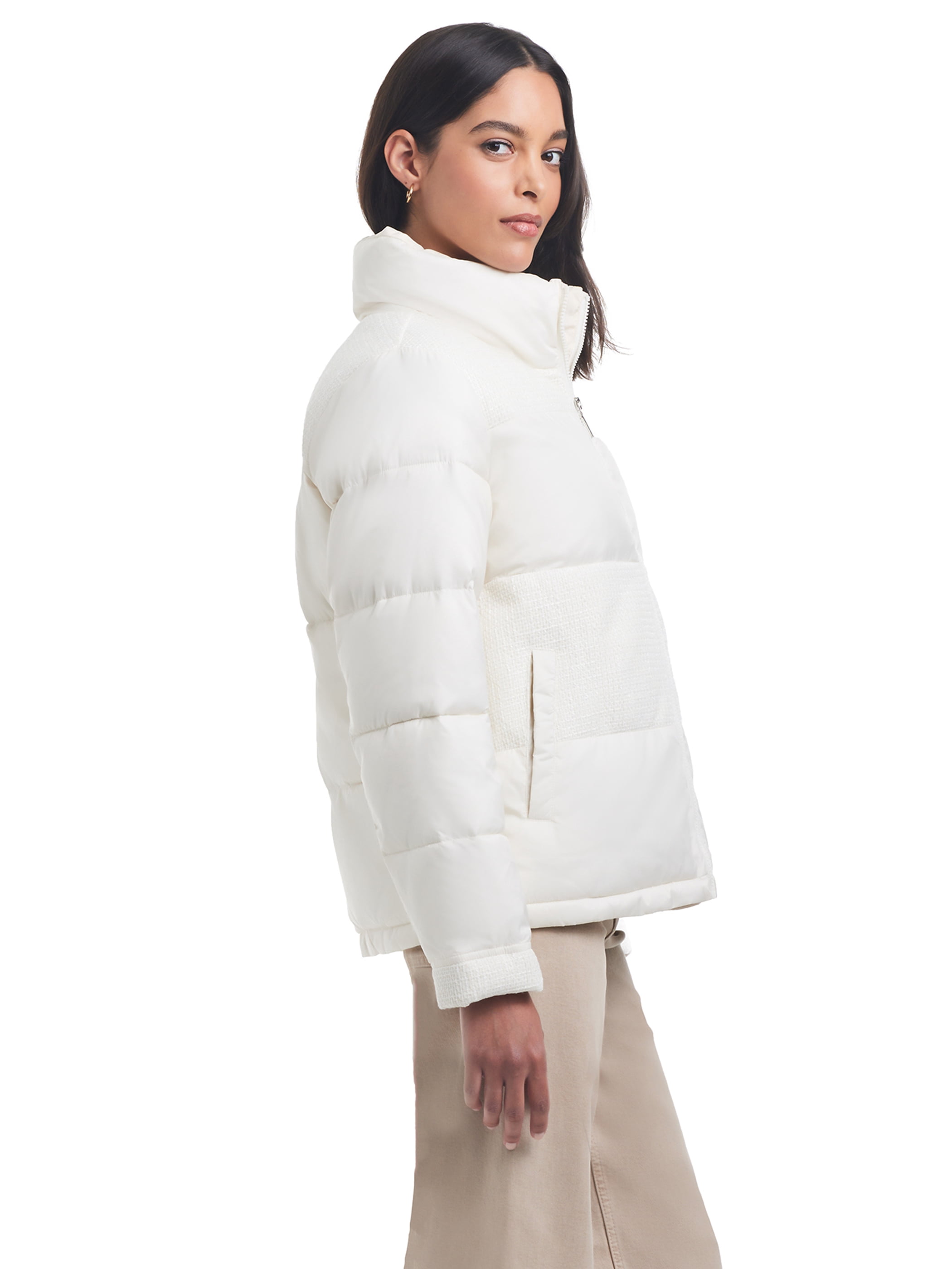 Sam & Libby Ladies Long Sleeve Short Puffer Jacket