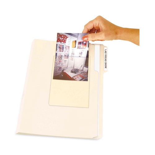 Peel and Stick Photo Holders, 4.38 x 6.5, Clear, 10/Pack | Bundle of 10 Packs