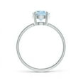 thumbnail image 2 of ANGARA Natural Claw-Set Oval 1.5 ct Aquamarine Solitaire Engagement Ring in 14K White Gold for Women (Size-9x7mm) | March Birthstone, Anniversary, Jewelry Gift for Women | Natural Aquamarine Ring, 2 of 11