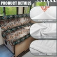 thumbnail image 6 of XYZCANDO Aztec RV Dinette Cushion Covers Universal RV Accessories for Inside Bench Cushion Comfortable 2 Seat Sofa Cover Stretchable Slip Covers for Loveseat Green, 6 of 7