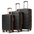 thumbnail image 1 of TROPOW Ensembles de Bagages, Valises avec Roues, Valise Extensible 3 Pcs, Ensembles de Bagages 3 Pcs avec Roues Pivotantes, Valise Rigide 3 Pcs (20 Pouces/24 Pouces/28 Pouces), 1 of 7