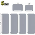 thumbnail image 6 of Refrigerator Door Handle Covers, 6PCS, Leather Kitchen Appliance Handle Covers, Keep Your Fridge Microwave Oven Stove or Dishwasher Clean, Stains Dirty Oils, Kitchen Decor(Bluish-Gray), 6 of 12