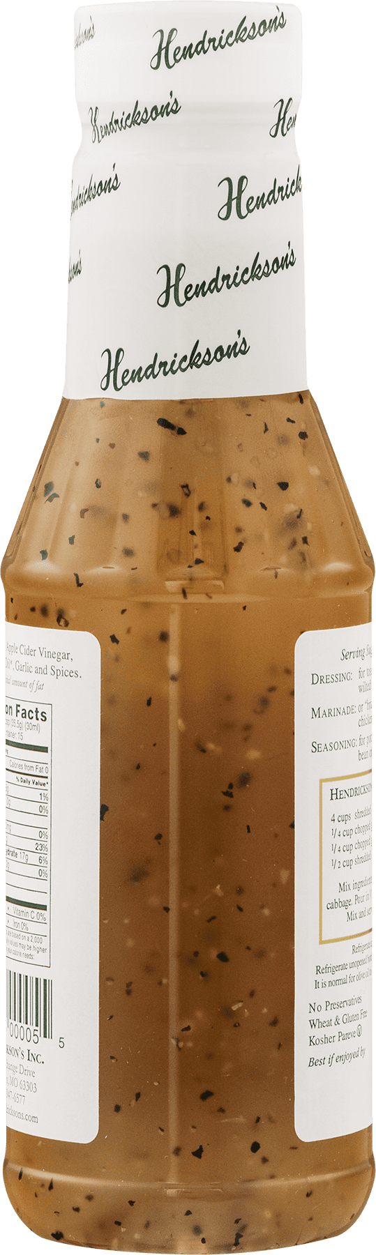 (6 pack) Hendrickson's Original Sweet Vinegar & Olive Oil Salad Dressing - 16 oz