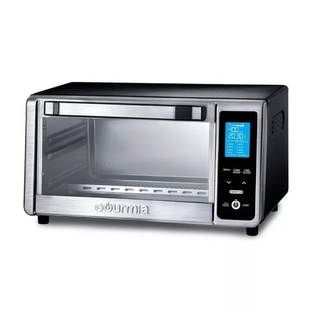 Gourmia Digital 4-Slice Toaster Oven Air Fryer with 11 Cooking Functions Stainless Steel Gray❗MAY HAVE MISSING PIECES/NEEDS CLEANING❗