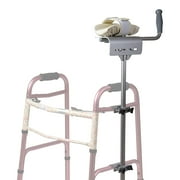 MABIS Walker Platform Attachment Adjustable Padded Cuff, Lightweight Aluminum, FSA/HSA Eligible