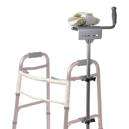 MABIS Walker Platform Attachment Adjustable Padded Cuff, Lightweight Aluminum, FSA/HSA Eligible