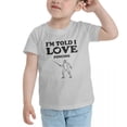 thumbnail image 3 of I'm Told I love Fencing Cute Toddler T Shirts for Boys Girls (Gray, Youth L), 3 of 5