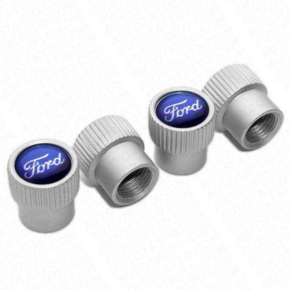 4pcs Universal Fit Ford Car Wheels Tire Air Valve Caps Stem Dust Cover Gift