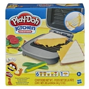 Play-Doh Kitchen Creations Cheesy Sandwich Playset, Includes 12 Ounces of Compound