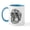 White/Blue Inside, variant on CafePress - Wire Haired Dachshund Mug - 11 oz Ceramic Mug - Novelty Coffee Tea Cup
