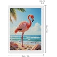 thumbnail image 2 of Diamond Art Kits for Adults - Flamingo Beach Shells Tropical Scene 5d Diamond Painting for Adults, Diamond Art for Adults Beginners, Frameless Diamond Painting Kits for Adults for Home Wall Decor, 2 of 7