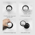 thumbnail image 6 of Kitchen Sink Drain Stopper Cover, 2PCS Stainless Steel Garbage Disposal Stopper Drain Plug, Fits Standard Kitchen Sink, 6 of 7