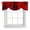 Red, variant on Tie Up Valances for Windows, Blue Adjustable Valance Curtains Window Treatment for Living Room, Retro Oil Painting Modern Abstract Art Aesthetics Rod Pocket Kitchen Curtains & Drapes 60x18 Inch