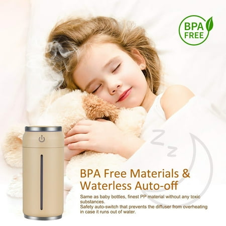 

Xubond Humidifier Cool Mist Humidifier Diffuser 220ml Small Humidifiers for Bedroom with Star Aromatherapy Oils