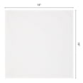 thumbnail image 6 of Unique Bargains 6Pcs Washable Dining Events Cloth Napkins White 15x15inch, 6 of 6
