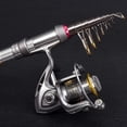 thumbnail image 3 of Fishing Pole Combo Set Telescopic Fishing Rod and Reel Combos Kit Fiber Fishing Pole Spinning Reels Fishing with Carrier Bag, 3 of 8