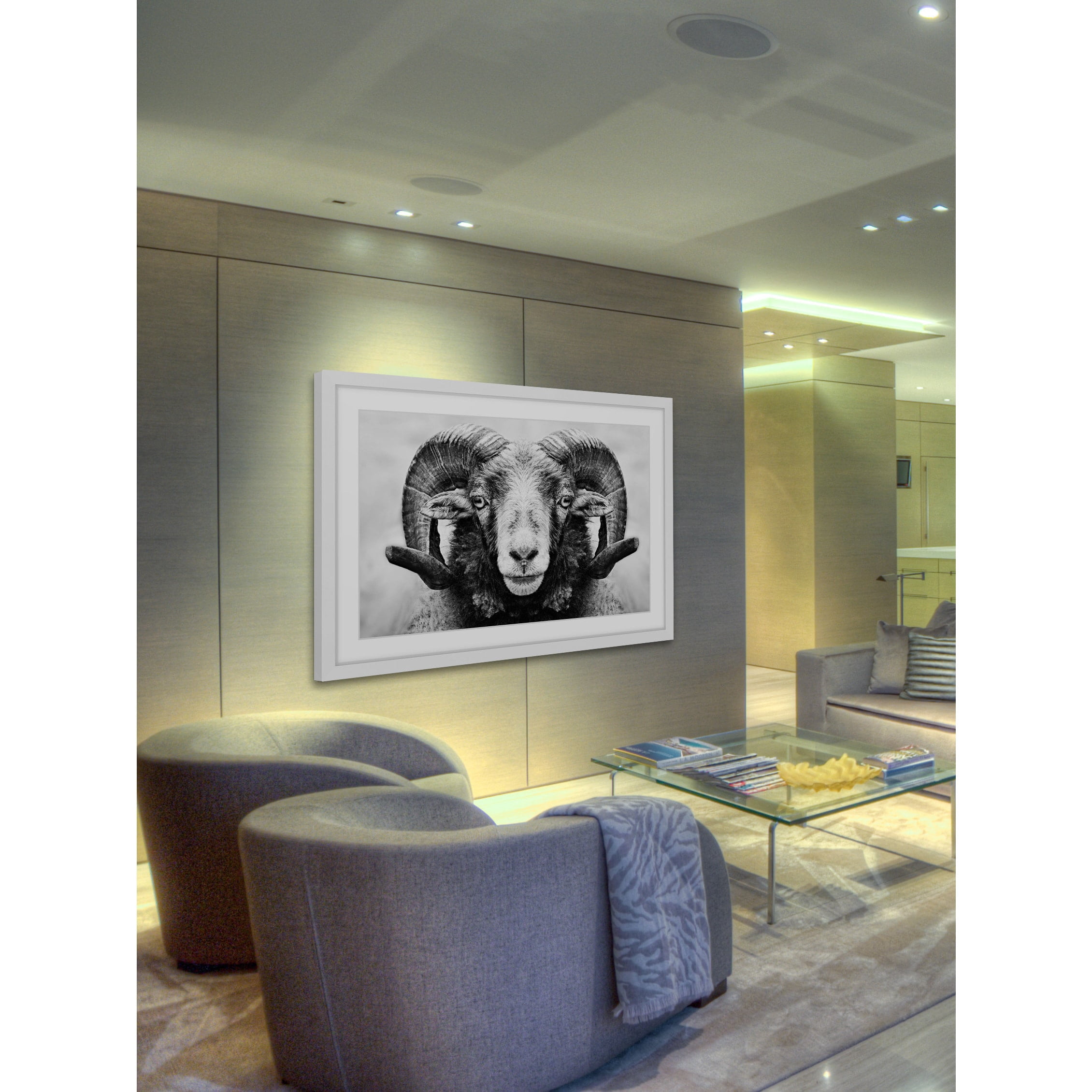 Marmont Hill "I Dare You Ram" Framed Painting Print