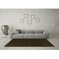 thumbnail image 3 of Ahgly Company Indoor Square Solid Brown Modern Area Rugs, 8' Square, 3 of 4