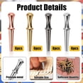 thumbnail image 3 of Pinzas Cribbage NQEUEPN de metal, 24 unidades para agujeros de 1/8 pulgadas con bolsa, 3 of 6