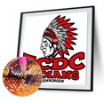thumbnail image 1 of Cuadros Decorativos 5D DIY Diamond Painting Kits Full Round Drill Team Logo Mosaico Imagen Pared Artes Tmvgtek embutido en tela, 1 of 9