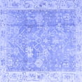 thumbnail image 1 of Ahgly Company Indoor Square Oriental Blue Traditional Area Rugs, 8' Square, 1 of 4