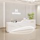 thumbnail image 3 of Counter Reception Desks Luxury Lectern Modern Small Vanity Wooden Reception Desks Shop Escritorios De Oficina Salon Furniture My Lux Decor Round, 3 of 7