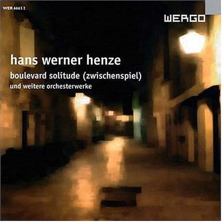 H.W. Henze - Boulevard Solitude: Orchestral Interlude - Music & Performance - CD
