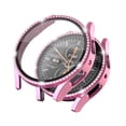 thumbnail image 2 of Compatible con Galaxy Watch 5 40mm PC Marco + Película Templada Cubierta Completa con Rhinestone Decoración Reloj Accesorios, 2 of 6