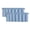 blue, variant on Blackout Window Valance Rod Pocket Curtains, Window Treatment 2 Panels, 39x20 inches