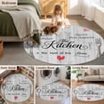 thumbnail image 5 of Round Rugs 5Ft, Grey Retro Art Round Area Rug Washable Indoor Throw Carpet, Spoon Fork Vintage Farmhouse Wooden Soft Non Slip Circle Rug for Cabinet Bathroom Home Decor Aesthetic, 5 of 8