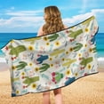 thumbnail image 4 of KUIFORTI Cactus Flower Car Seat Towel Cover Sweat Absorption Automotive Seat Protector Cover Blanket for Swimming Pool Camping Beach Yoga Towels Mat Comfortable, 4 of 7