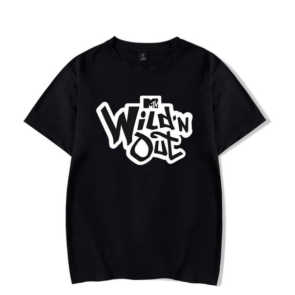 Wild 'N Out Logo Merch Tv Series T-shirt unisex fashion casual round neck short sleeved T-shirt