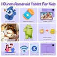 thumbnail image 2 of Kids Tablet 10inch Android 16, 16GB+128GB (1TB Expandable), Parental Control,6000mAh,10.1" Child Education Tablet with WiFi, 2 of 9