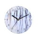 thumbnail image 1 of Tablero de densidad, reloj de pared redondo, tictac, movimiento de cuarzo, sala de estar, dormitorio, reloj decorativo Scienceny JJ23605-01B, 1 of 6