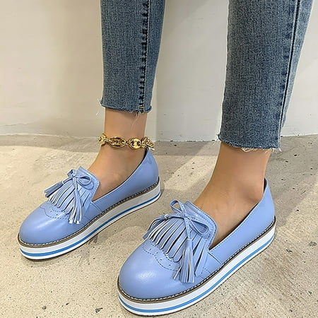 

Yoslce Sandal Tassel Women S Casual Shoes Sleeve Slip-On Flat