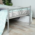 thumbnail image 3 of Yoneston Easy Set-up Premium Metal Bed Frame Platform Box Spring Replacement with Headboard and Footboard, Multiple Sizes, Multiple Colors, 3 of 7