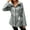 Gray, variant on Vedolay Casual Tops for Women Casual Jacket for Women Long Sleev Casual Jacket Loose Coat,Black L