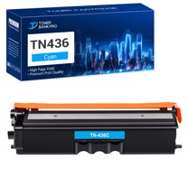 Toner Bank 1-Pack Compatible Toner Replacement Cartridge for Brother TN-436C HL-L8360CDW L8360CDWT L9310CDW MFC-L8900CDW L9570CD Printer Ink Cyan