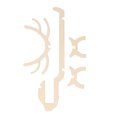 thumbnail image 2 of Encimera Del Estante Del Vino, Decorativo En Forma De Animal. Soporte De Vino De Encimera De Madera Portabotellas De Vino Soporte De Pared Para Vino De Mesa Para, 2 of 7