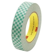 3M 410M 1 in. x 36 Yards Double Coated 3 in. Core Tissue Tape - White (1-Roll)