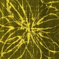 thumbnail image 1 of Ahgly Company Machine Washable Indoor Square Abstract Yellow Modern Area Rugs, 4' Square, 1 of 4