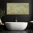 thumbnail image 3 of IDEA4WALL Extra Large Framed Canvas Print Wall Art Rustic Birds in Flight Abstract Pattern Fine Art Retro Swallow Flock Illustrations Oversized Artwork Relax/Calm for Room Decor - 60"x30", 3 of 5